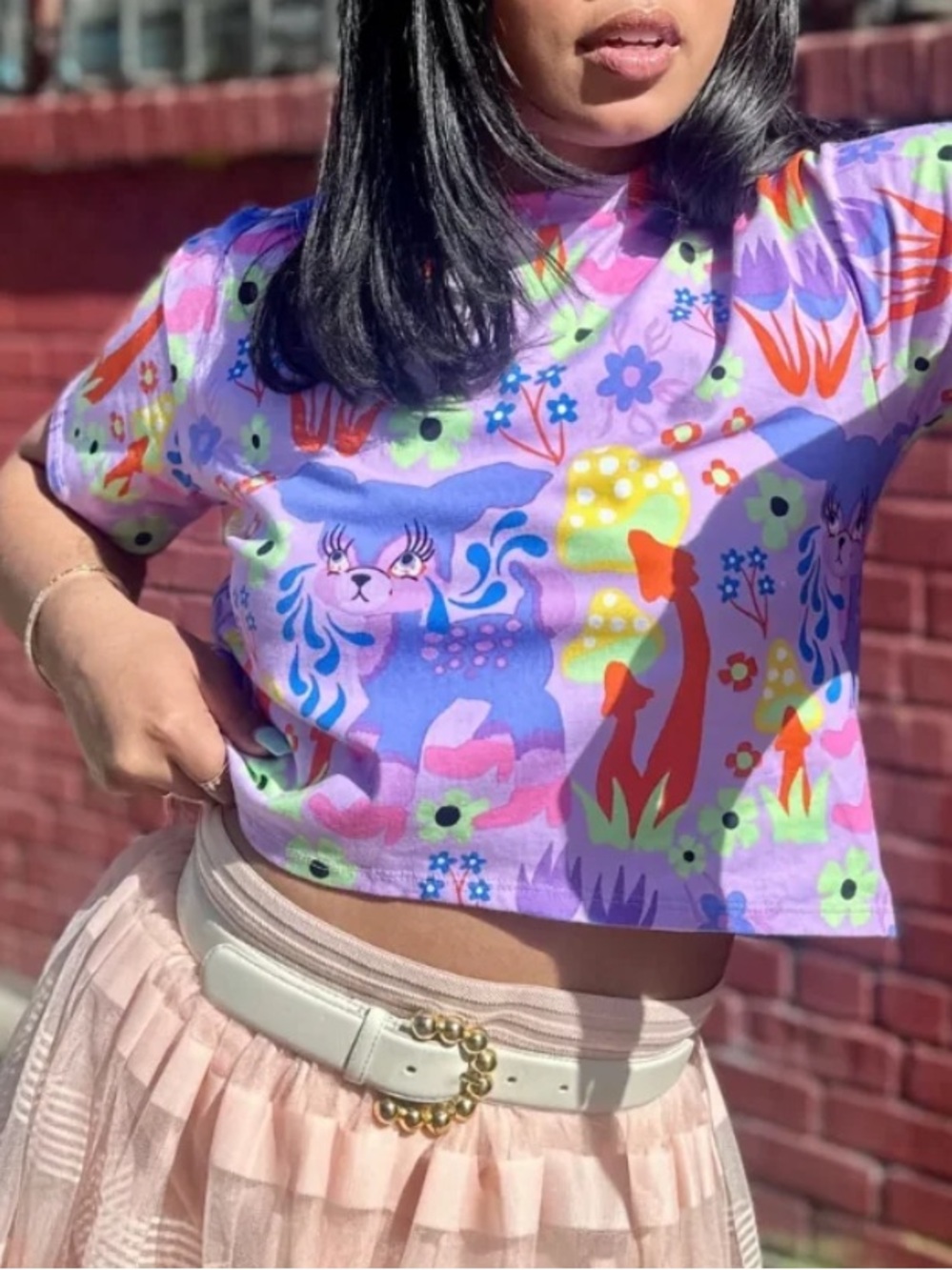 Nooworks crybaby crop top